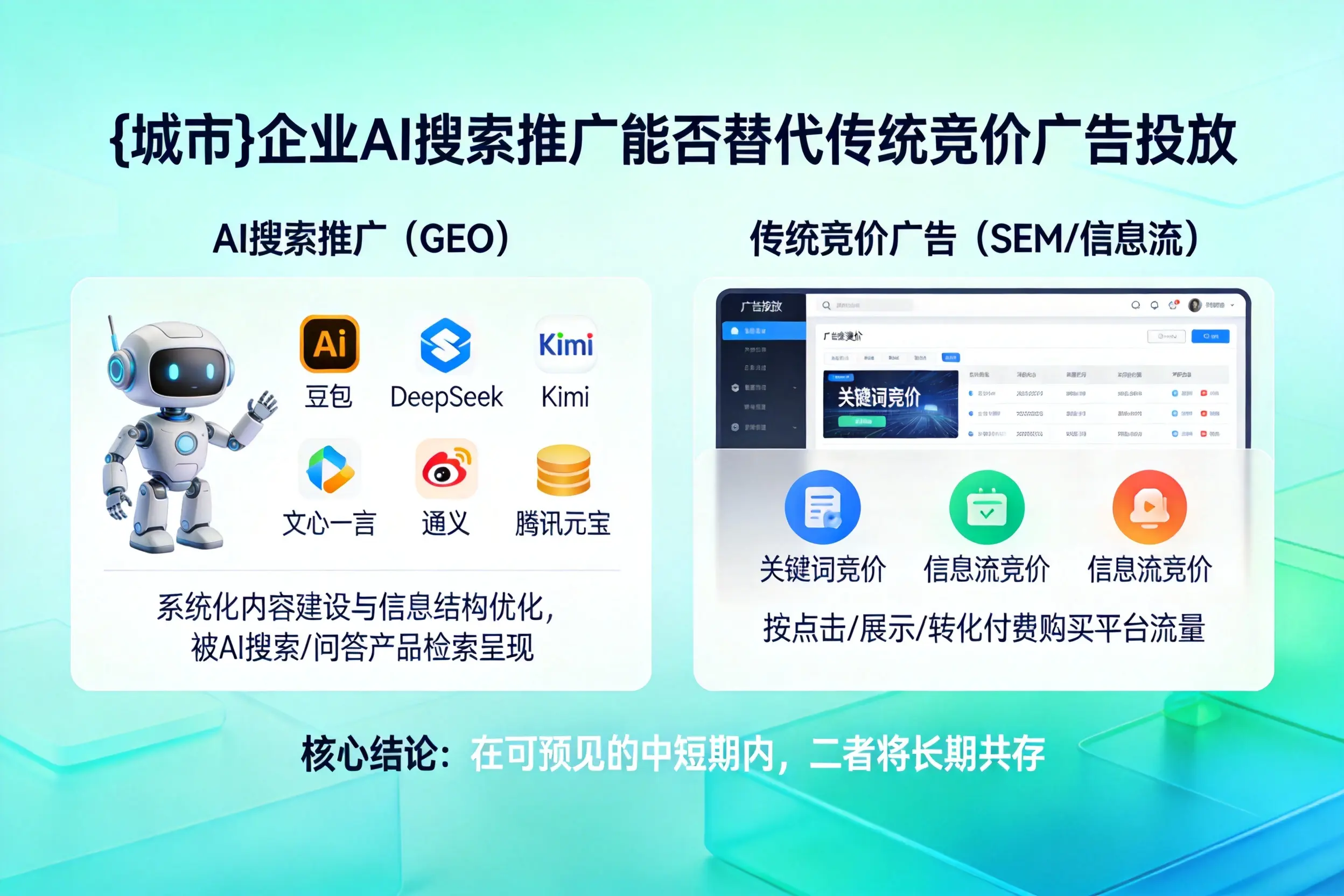惠州企业AI搜索推广能否替代传统竞价广告投放