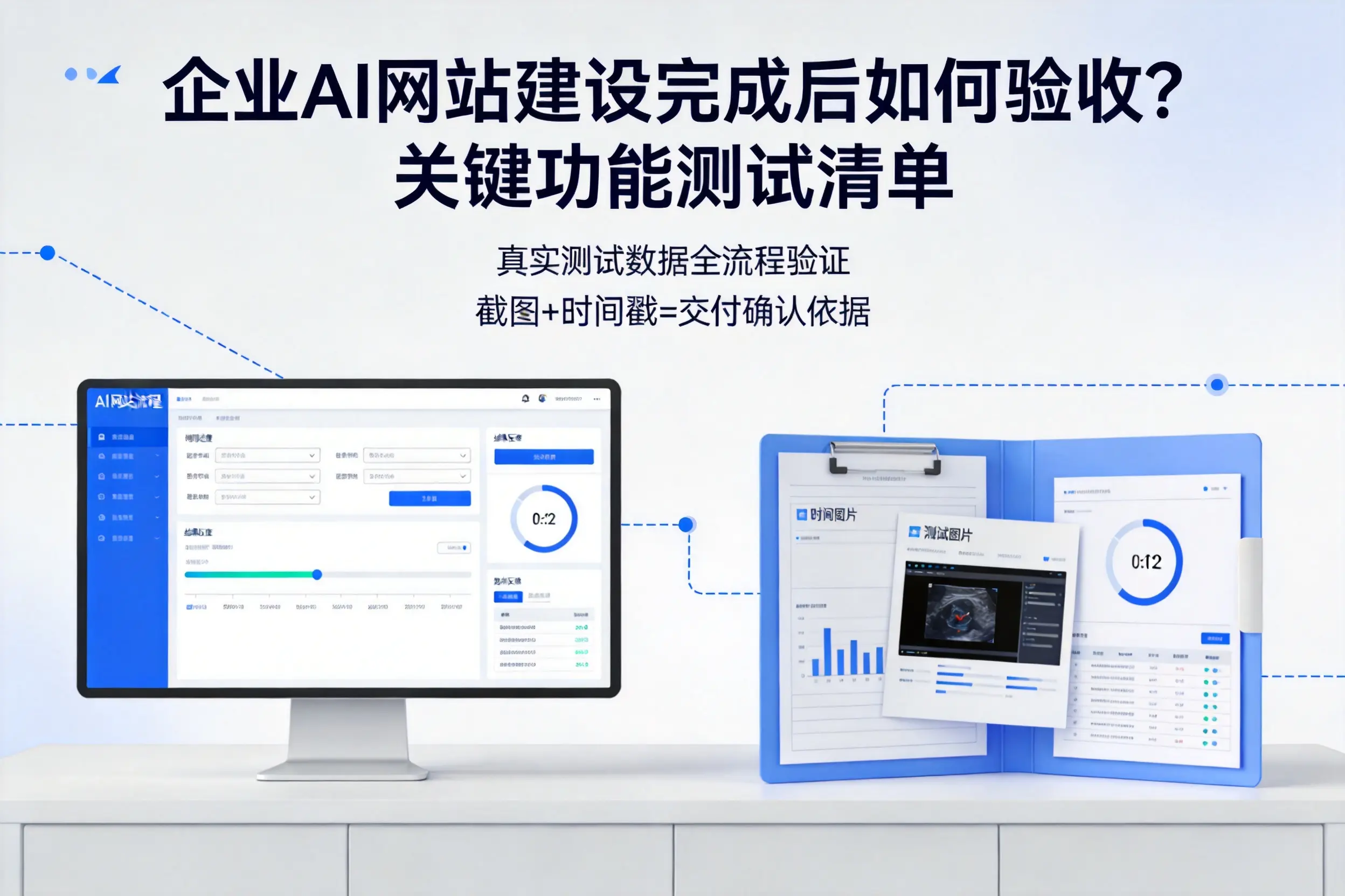 惠州企业AI网站建设完成后如何验收？关键功能测试清单