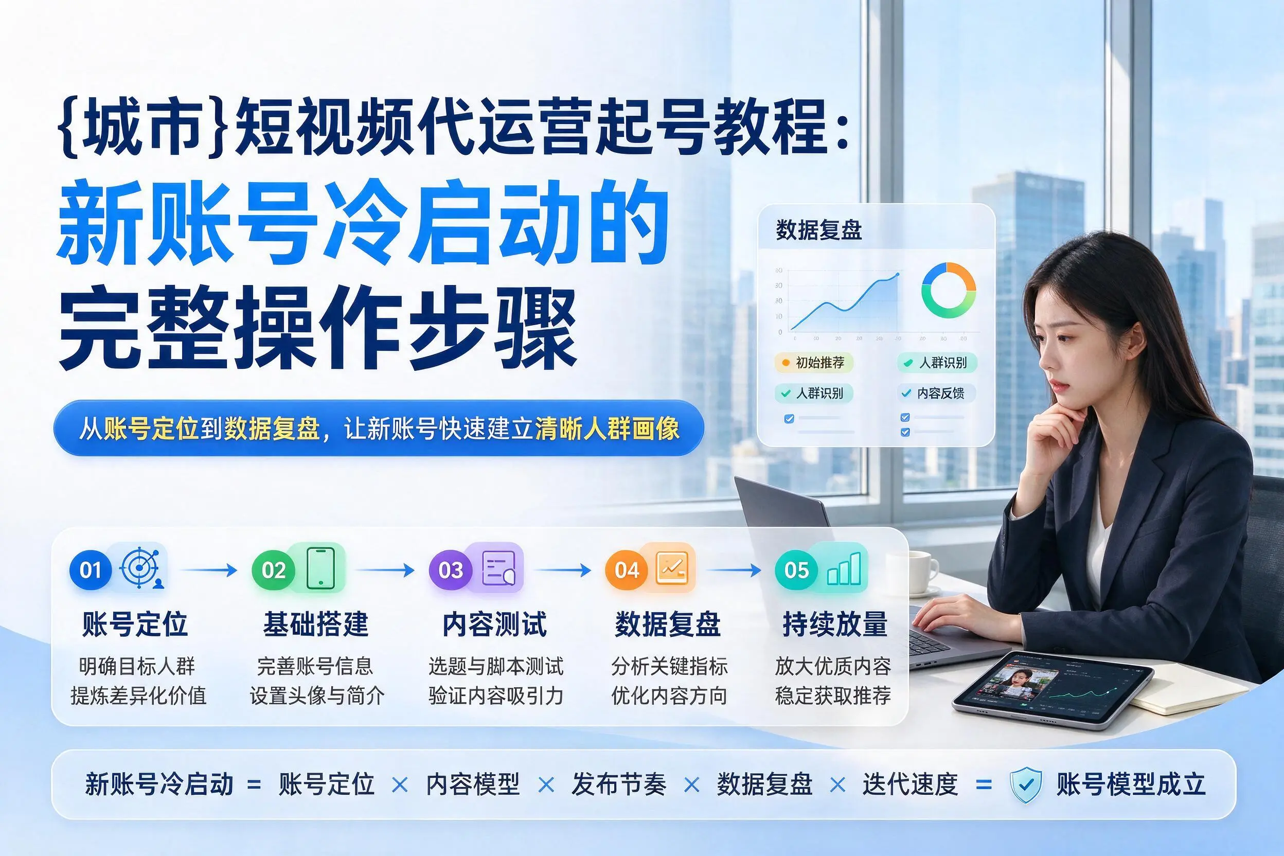 惠州短视频代运营起号教程：新账号冷启动的完整操作步骤