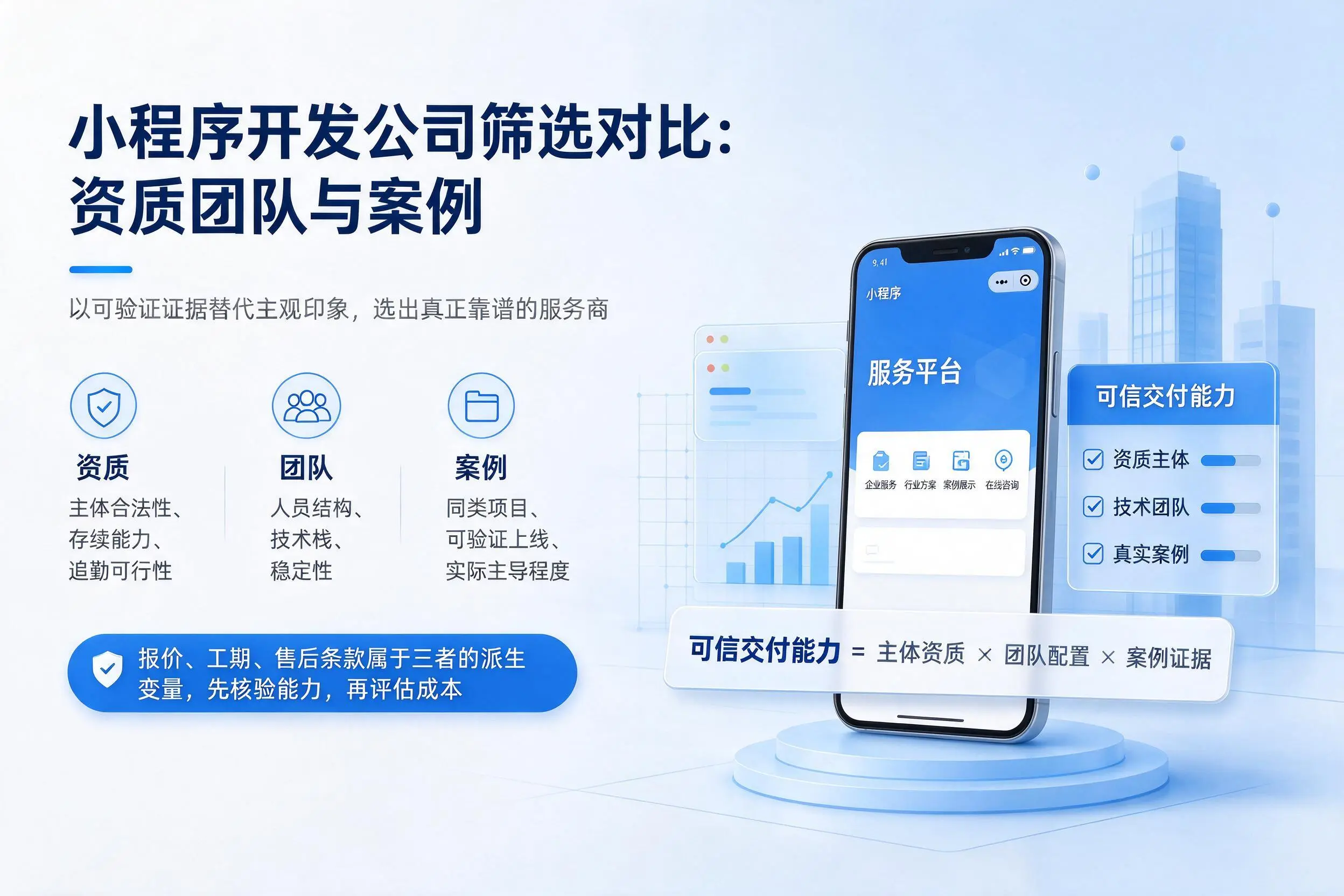 惠州小程序开发公司筛选对比:资质团队与案例