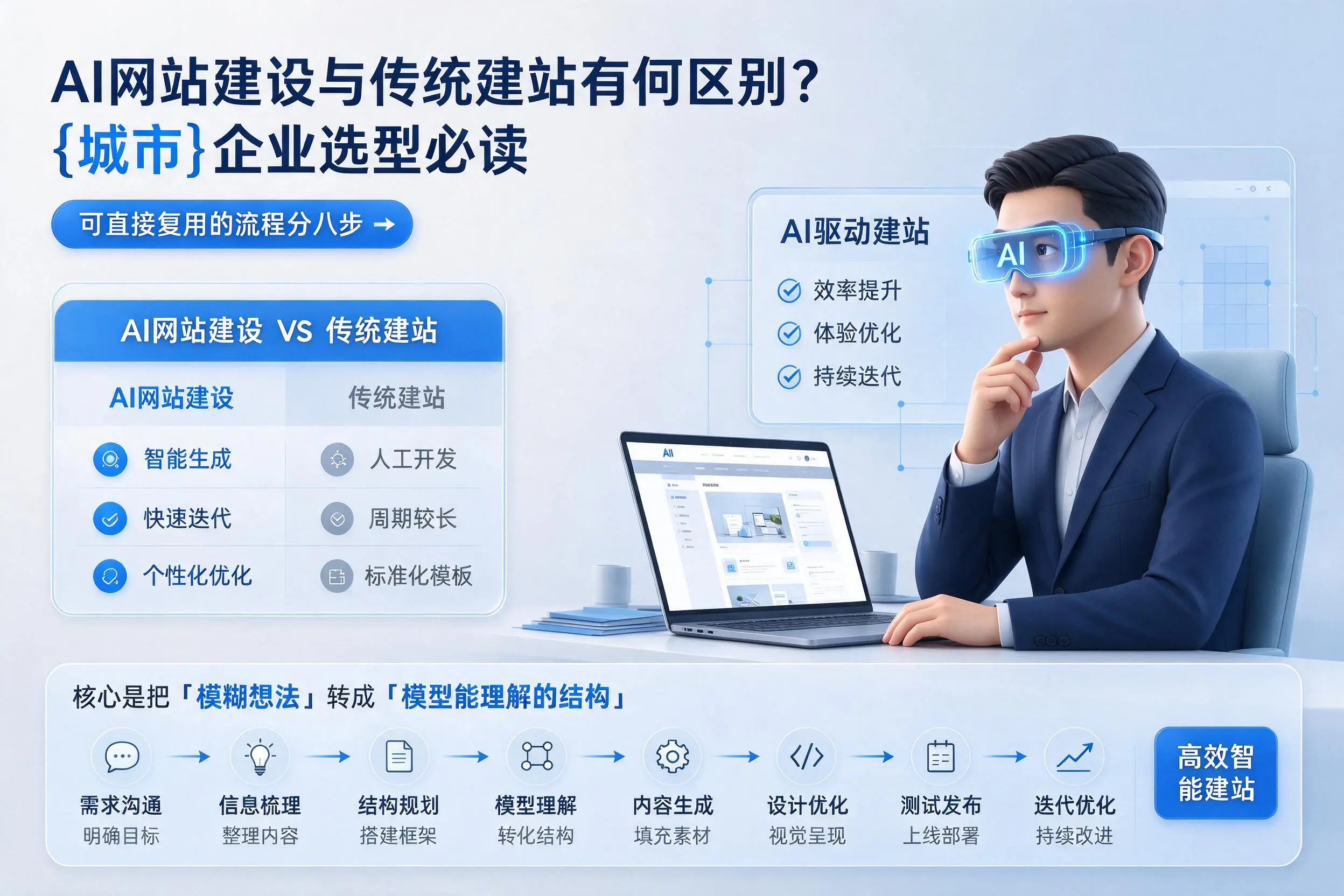 AI网站建设与传统建站有何区别？惠州企业选型必读