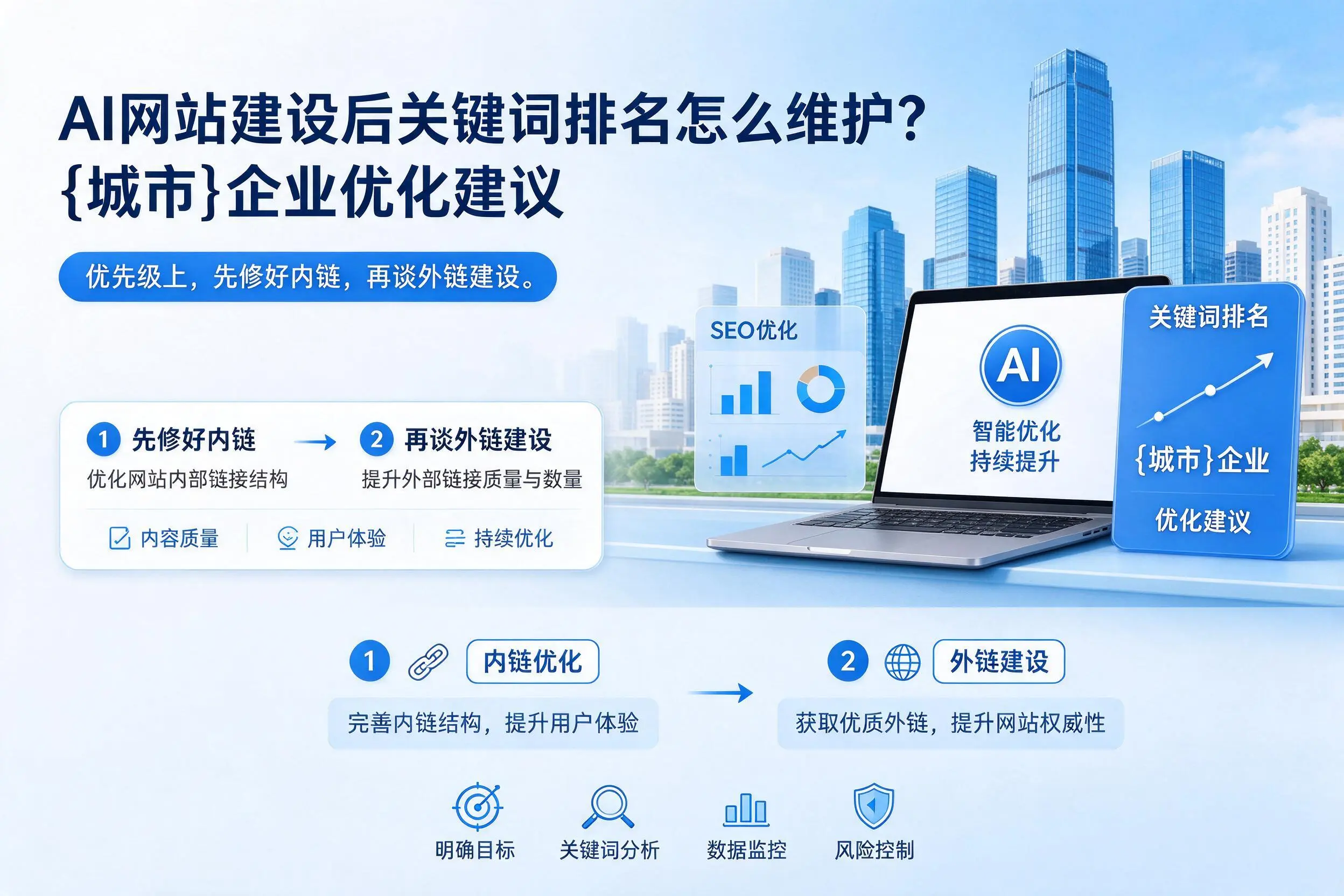 AI网站建设后关键词排名怎么维护?惠州企业优化建议