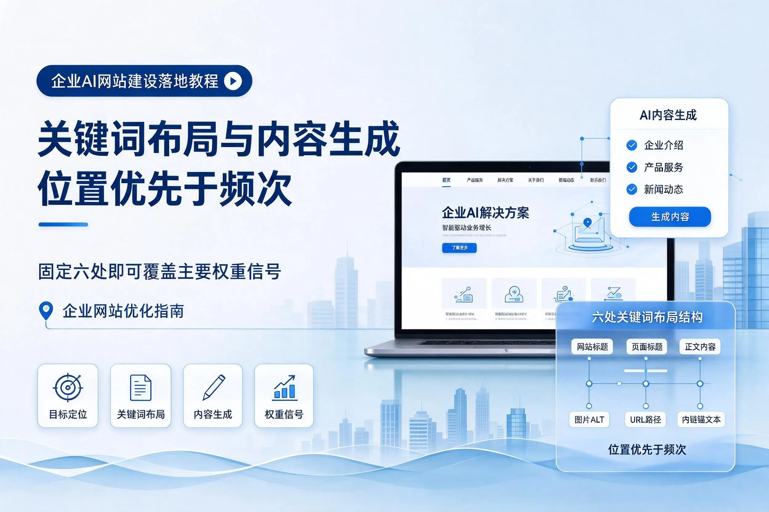 惠州企业AI网站建设落地教程：关键词布局与内容生成